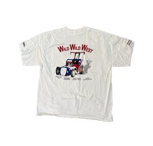 NOS Wild Wild West AA/FA Drag Racing Event T-Shirt 2XL Gildan Heavy Cotton NHRA